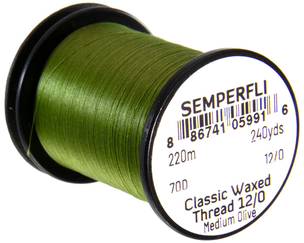 Semperfli Classic Waxed Thread 12/0 - 240 yards