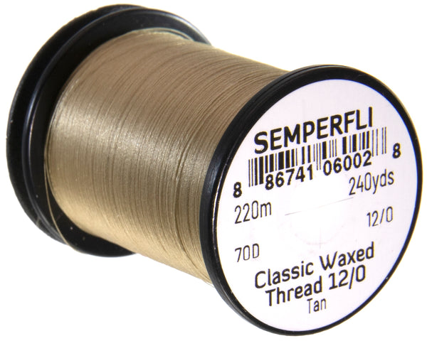 Semperfli Classic Waxed Thread 12/0 - 240 yards