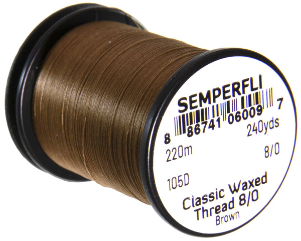 Semperfli Classic Waxed Thread 8/0 - 240 yards