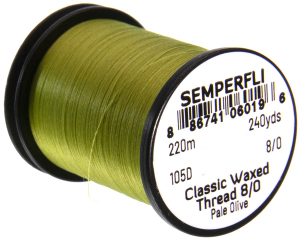 Semperfli Classic Waxed Thread 8/0 - 240 yards