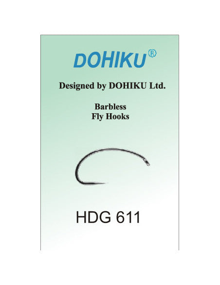 Dohiku HDG 611 Barbless Hook- Gammarus/Pupa