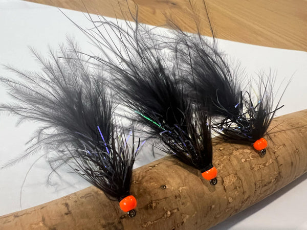 Rivulet Fly Fishing- Black Straggle Bugger