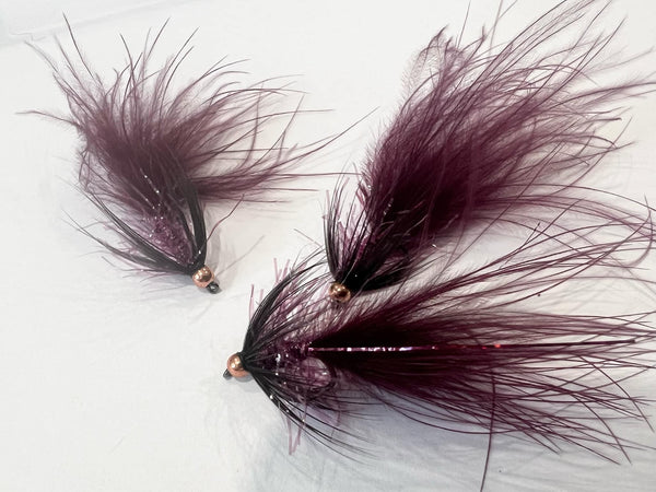 Rivulet Fly Fishing- Claret Straggle Bugger
