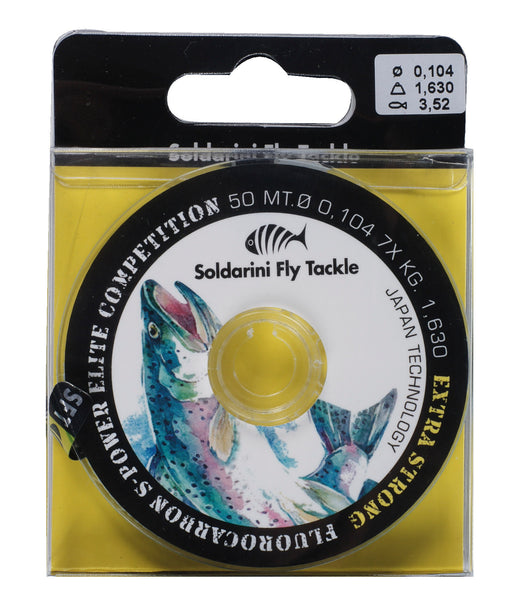 Soldarini Fly Tackle Fluorocarbon S-Power Elite Competition Tippet