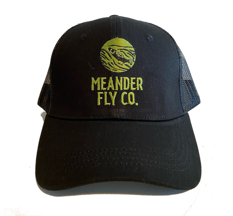 Meander Fly Co Snapback Truckers Hat